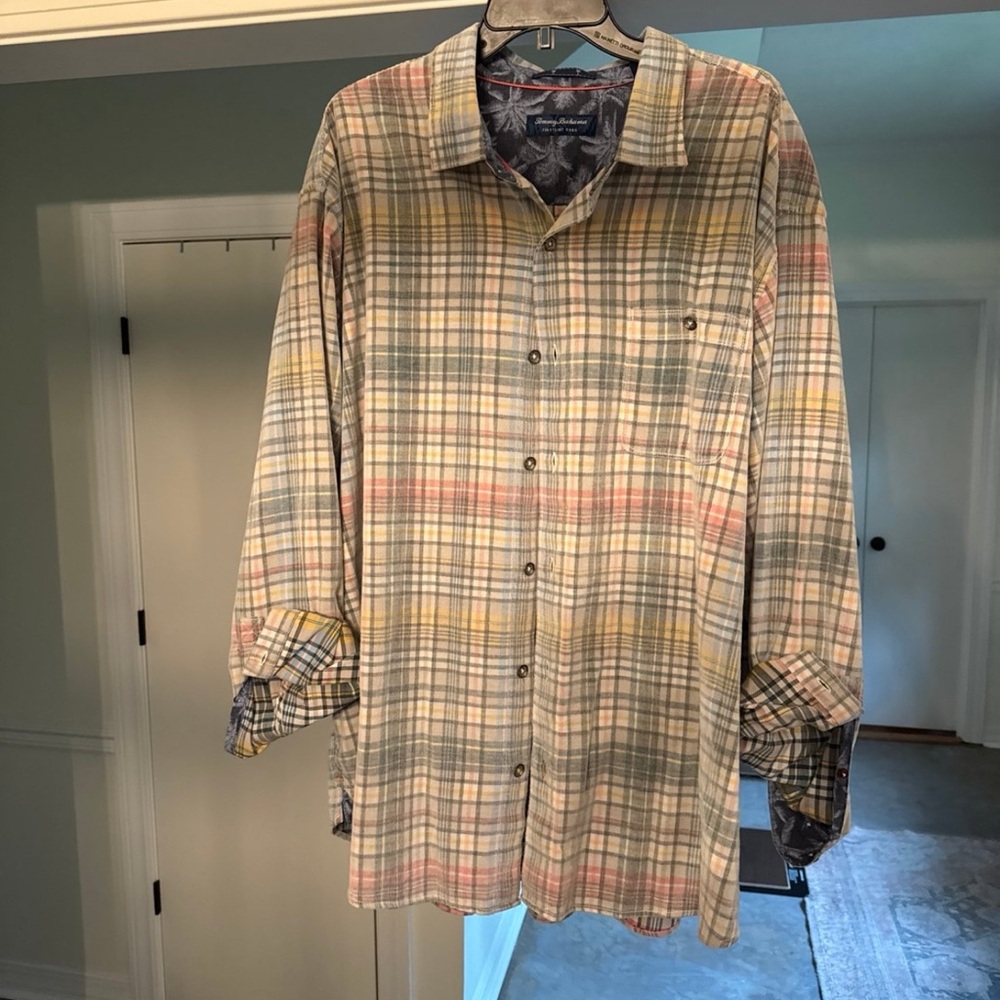 Tommy Bahama Multicolor Plaid Shirt